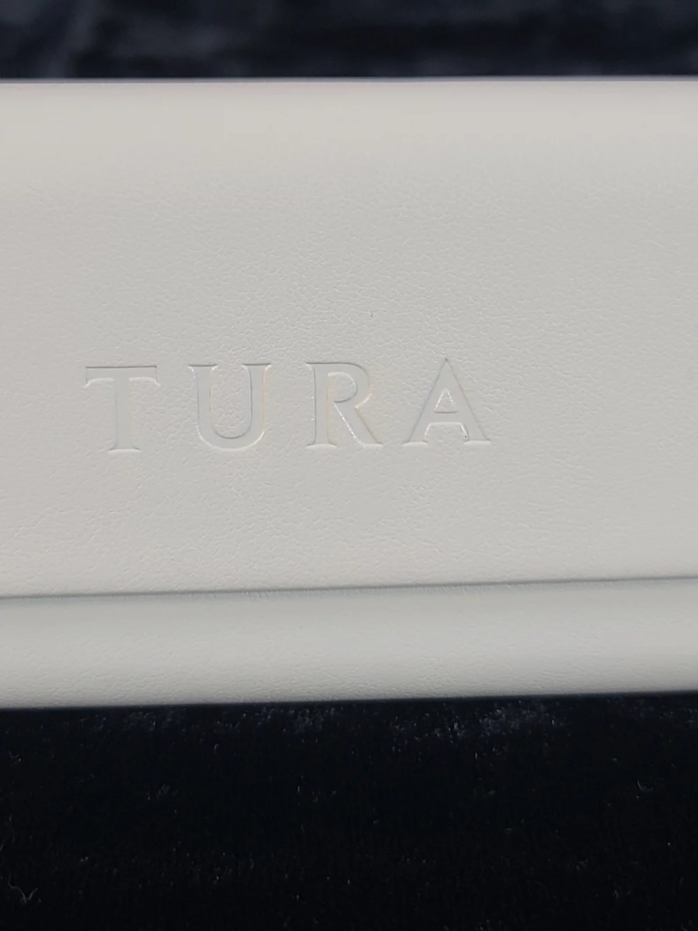 Aldo Tura Cream Eyeglass Case